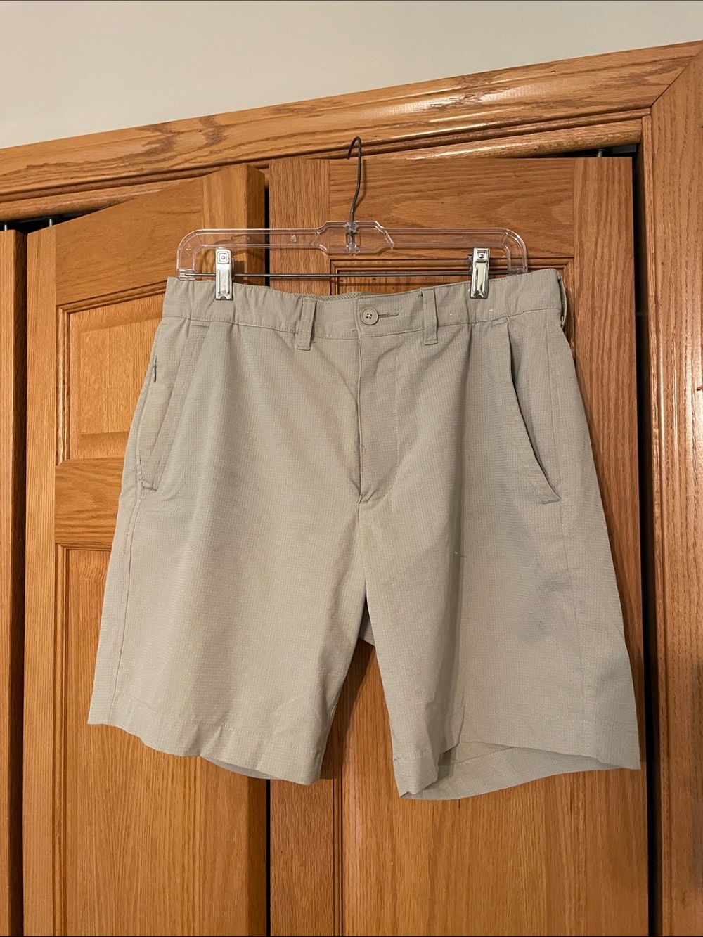Men's Abercrombie & Fitch Light Gray Shorts